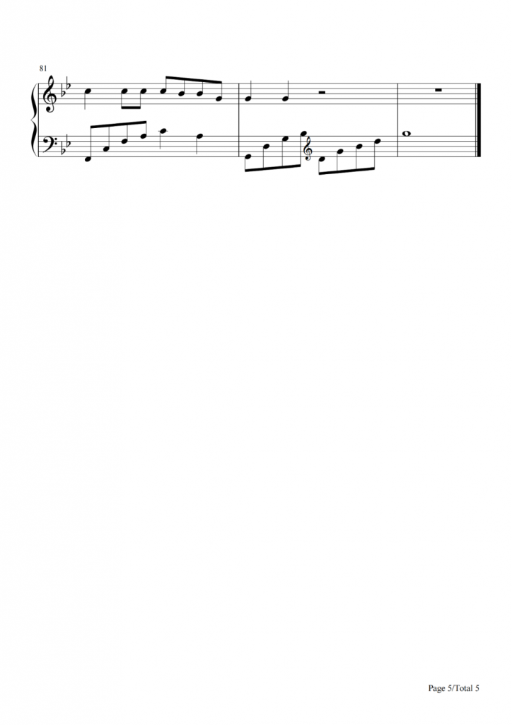 依兰爱情故事 钢琴谱 - 电影《你好，李焕英》片尾曲